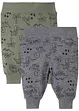 Trikotbukse til baby av økologisk bomull (2-pack), bonprix