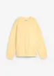 Oversized sweatshirt i ren bomull, bonprix