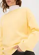 Oversized sweatshirt i ren bomull, bonprix