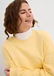 Oversized sweatshirt i ren bomull, bonprix