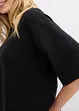 Lang topp i interlock-materiale, bonprix