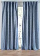 Jacquardvevd gardin i melert materiale (1-pack), bonprix