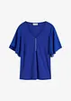 Topp med chiffonermer, bonprix