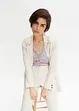 High Waist-bukse i lin-/viskosemiks, bonprix