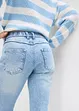 Straight-jeans, Mid Waist, Low Stretch komfortlinning, bonprix
