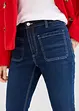 Bootcut-jeans High Waist, Stretch Full Length, bonprix