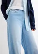 Wide Leg-jeans, High Waist, komfortlinning, bonprix