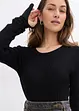 Ribbestrikket topp, bonprix