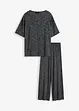 Loungewear-kosedress i ribbemateriale, oversized, bonprix