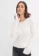 Ribbestrikket topp, bonprix