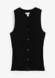 Vest i ribbestrikk, bonprix