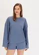 Loungewear-kosedress med shorts i vaflet jersey, bonprix