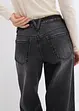 Wide-Leg-jeans, Mid Waist, Full Length, bonprix