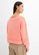 Oversized sweatshirt i myk bomullsmiks, bonprix