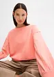 Oversized sweatshirt i myk bomullsmiks, bonprix