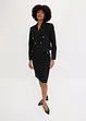 Kort blazer med smykkeknapper, bonprix