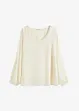 Tunika i chiffon med strass, bonprix