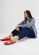 Balloon-jeans High Waist komfortlinning, supersoft, cropped, bonprix