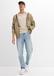 Classic Fit-jeans med stretch og kortere ben, Tapered, bonprix