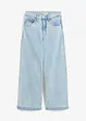 Wide Leg-jeans High Waist, cropped, bonprix