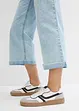 Wide Leg-jeans High Waist, cropped, bonprix