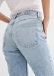 Straight-jeans, Mid Waist komfortlinning, cropped, bonprix