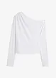 Off-shoulder topp med rynking, bonprix