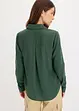 Skjortebluse i omslagslook, bonprix