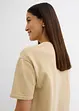 Sweatshirtkjole i 100% økologisk bomull, bonprix