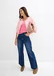 Lang bluse i bomullspoplin, bonprix