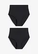 Sømløs shape-truse med lett formende effekt (2-pack), bonprix