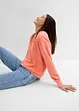 Oversized sweatshirt i myk bomull- og viskosemiks, bonprix