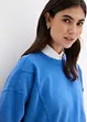 Oversized sweatshirt i myk bomull- og viskosemiks, bonprix