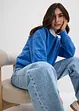 Oversized sweatshirt i myk bomull- og viskosemiks, bonprix