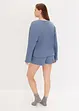 Loungewear-kosedress med shorts i vaflet jersey, bonprix