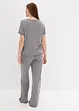 Pyjamas i ribbemateriale, bonprix