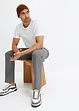 Classic Fit-bukse med stretch i 100% bomull, Straight, bonprix
