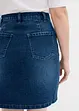 Jeansskjørt i omslagsmodell, bonprix
