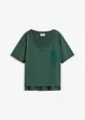 Oversized topp i ren bomull, bonprix