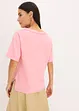 Oversized topp i ren bomull, bonprix