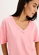 Oversized topp i ren bomull, bonprix
