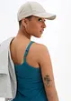 Lang singlet av økologisk bomull, 2-pack, bonprix
