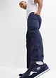 Regular Fit pull on-bukse i 100% bomull, Straight, bonprix
