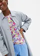 Langermet topp med blomsterprint, bonprix