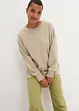 Oversized langermet topp med ballongermer, bonprix
