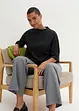 Oversized topp i ren økologisk bomull, bonprix