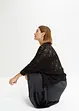 Cardigan med hullmønster, bonprix