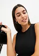 Cropped topp av myk bomullsmiks, bonprix
