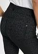 Jeggings med leo-print, bonprix
