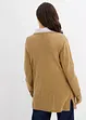 Cardigan i ren bomullsslub, bonprix